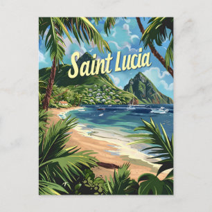 Saint Lucia Briefkaart