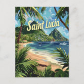 Saint Lucia Briefkaart (Voorkant)