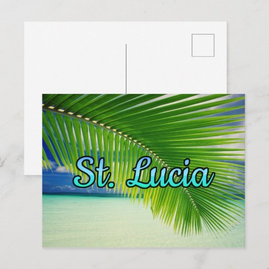 Saint Lucia Briefkaart (Voorkant / Achterkant)