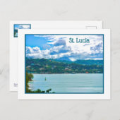 Saint Lucia Briefkaart (Voorkant / Achterkant)