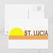 Saint Lucia Briefkaart (Voorkant / Achterkant)