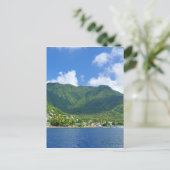 Saint Lucia Briefkaart (Staand voorkant)