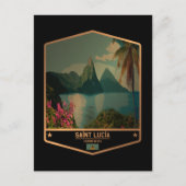 Saint Lucia Briefkaart (Voorkant)