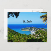 Saint Lucia Briefkaart (Voorkant / Achterkant)