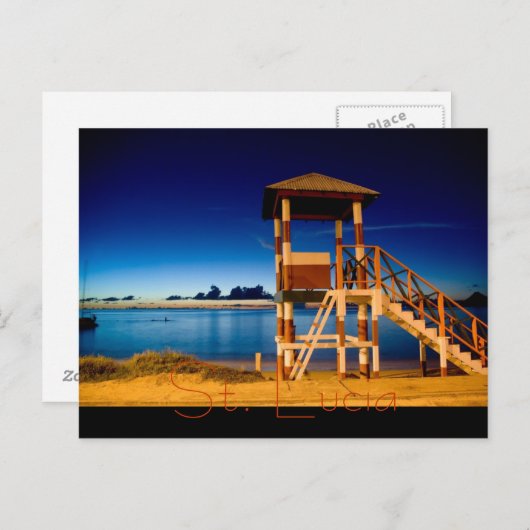 Saint Lucia Briefkaart (Voorkant / Achterkant)