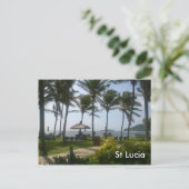 Saint Lucia Briefkaart (Staand voorkant)