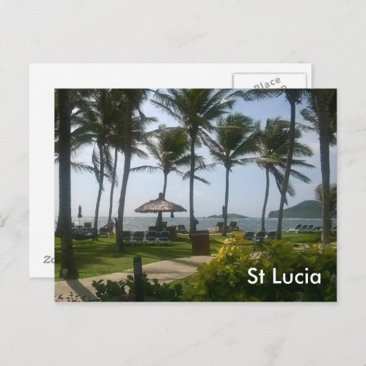 Saint Lucia Briefkaart (Voorkant / Achterkant)