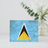 Saint Lucia Briefkaart (Staand voorkant)