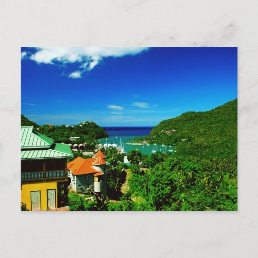 Saint Lucia Briefkaart (Voorkant)