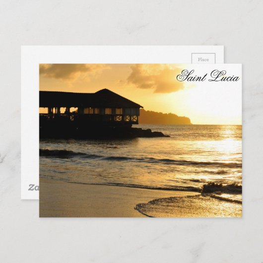 Saint Lucia Briefkaart (Voorkant / Achterkant)