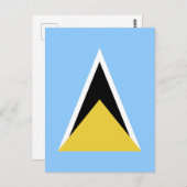 Saint Lucia Briefkaart (Voorkant / Achterkant)