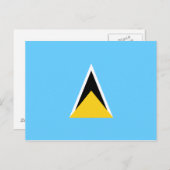 Saint Lucia-Briefkaart Briefkaart (Voorkant / Achterkant)