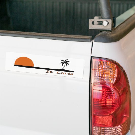 Saint Lucia Bumpersticker (Op Truck)