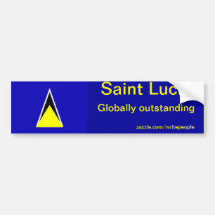 Saint Lucia Bumpersticker