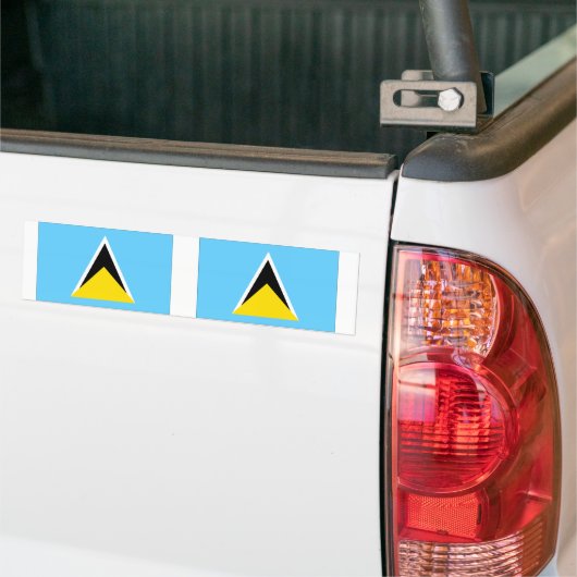 Saint Lucia Bumpersticker (Op Truck)
