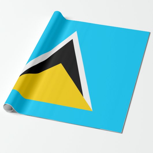 Saint Lucia Cadeaupapier (Uitgerold)