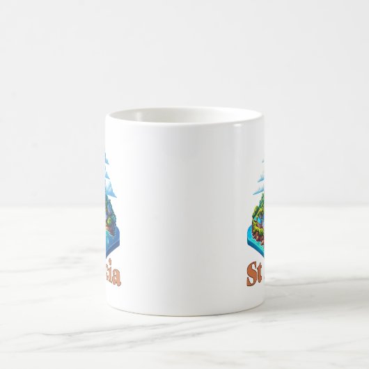 Saint Lucia Caribbean Koffiemok (Center)