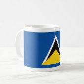 Saint Lucia Coffee Mok (Voorkant links)