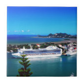 Saint Lucia, cruiseschip Tegeltje (Voorkant)