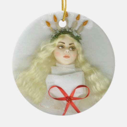 Saint Lucia Day 177 JL Biel Keramisch Ornament (Voorkant)