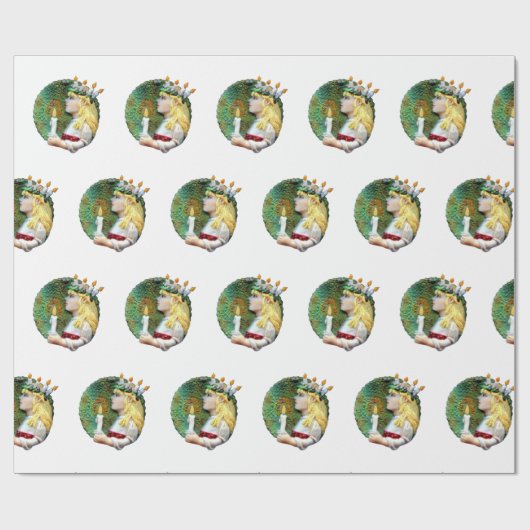 Saint Lucia Day Gift Wrapping Paper 2013 JL Biel Cadeaupapier (Vlak)
