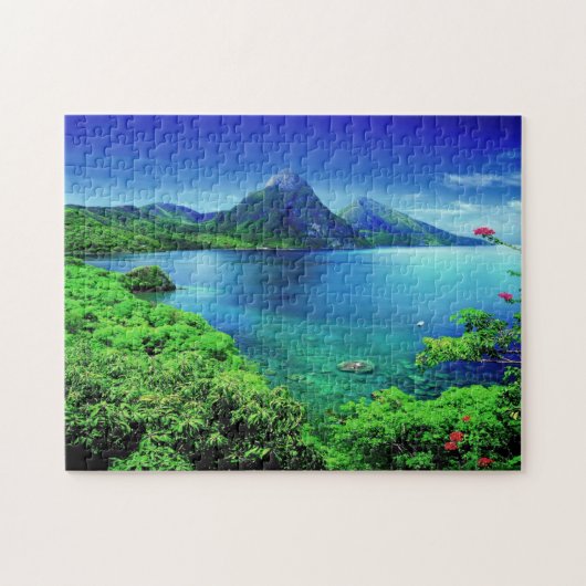 Saint Lucia de Pitons Legpuzzel (Horizontaal)