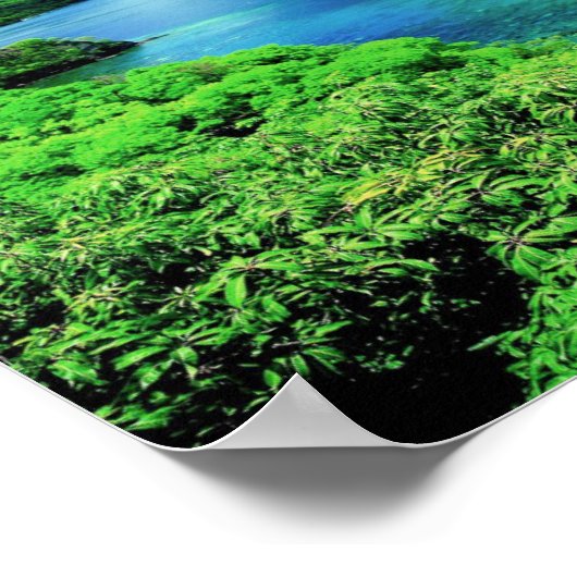 Saint Lucia de Pitons Poster (Hoek)