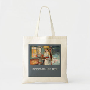 Saint Lucia en Child Deliver Saffron Bread Tote Bag