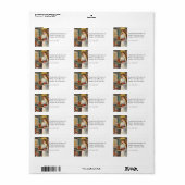 Saint Lucia en het kind dat Saffron Brood brengt Etiket (Full Sheet)
