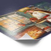 Saint Lucia en het kind dat Saffron Brood brengt Foto Afdruk (Hoek)