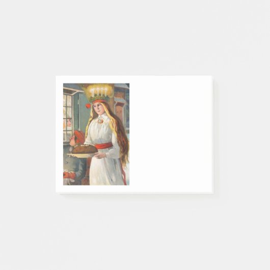 Saint Lucia en het kind dat Saffron Brood brengt Post-it® Notes (Voorkant)