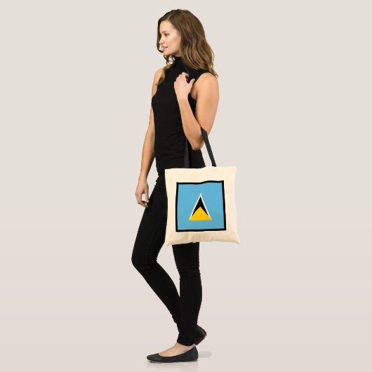 Saint Lucia Flag Bag Tote Bag (Voorkant (model))