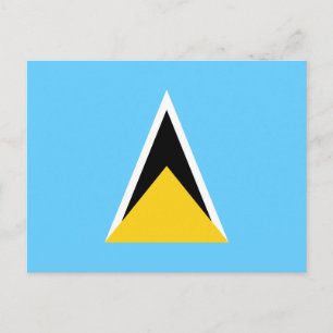 Saint Lucia Flag Briefkaart