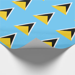 Saint Lucia Flag Cadeaupapier