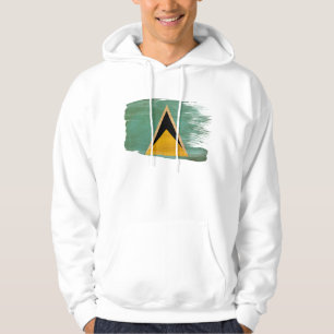 Saint Lucia Flag Hoodie