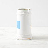 Saint Lucia Flag ~ Kaart Mok (Center)