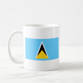 Saint Lucia Flag Koffiemok (Links)