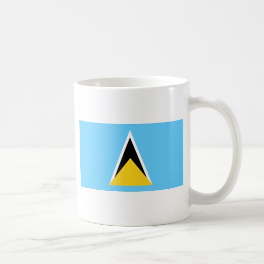 Saint Lucia Flag Koffiemok (Rechts)