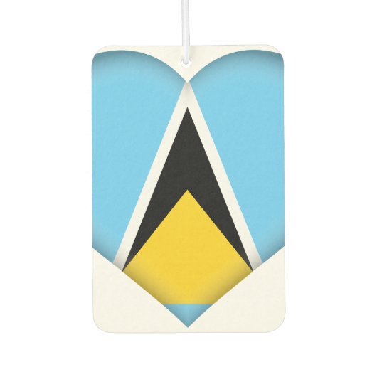 Saint Lucia Flag Luchtverfrisser