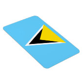 Saint Lucia Flag Magneet (Rechterzijde)