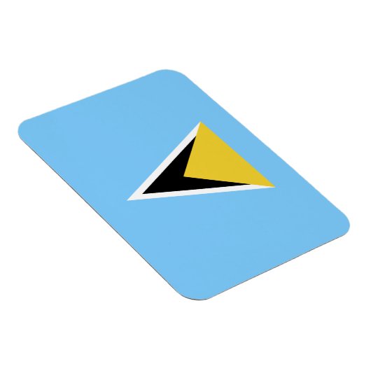 Saint Lucia Flag Magneet (Rechterzijde)
