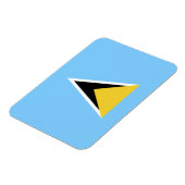 Saint Lucia Flag Magneet (Linkerzijde)