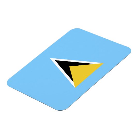 Saint Lucia Flag Magneet (Linkerzijde)