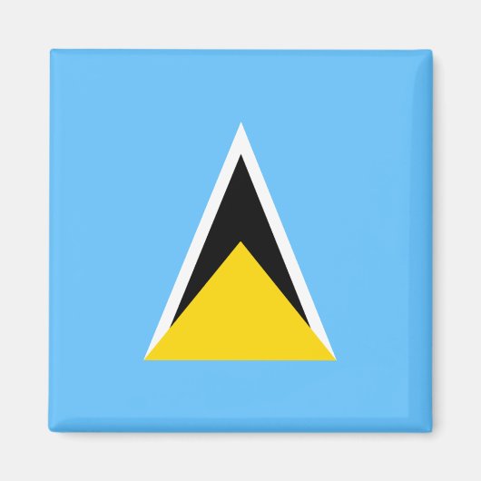 Saint Lucia Flag Magnet (Voorkant)