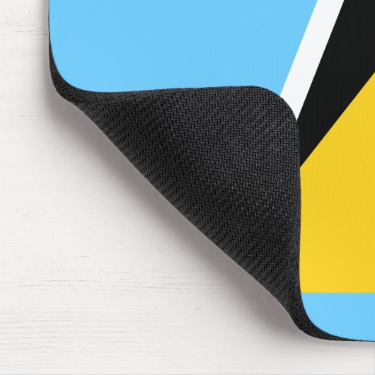 Saint Lucia Flag Muismat (Hoek)