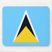 Saint Lucia Flag Muismat (Voorkant)