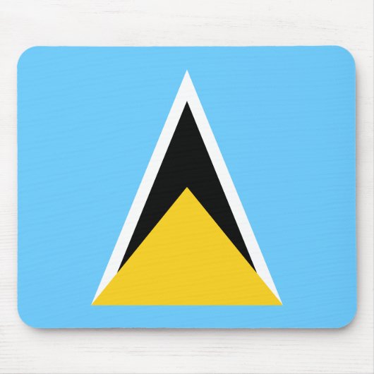 Saint Lucia Flag Muismat (Voorkant)