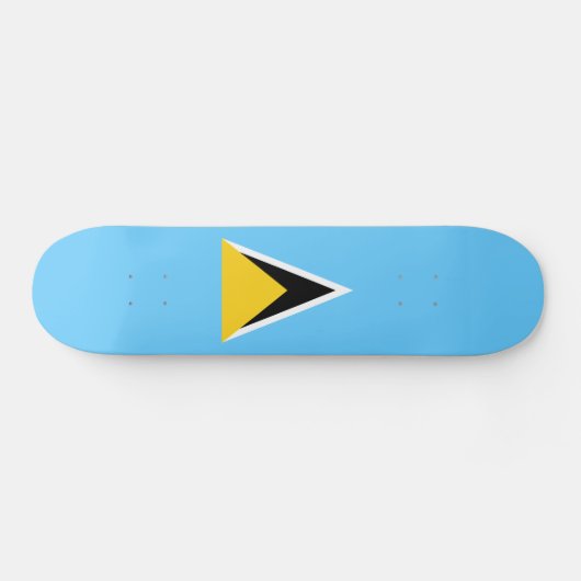 Saint Lucia Flag Persoonlijk Skateboard (Horizontaal)