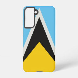 Saint Lucia Flag Samsung Galaxy Hoesje
