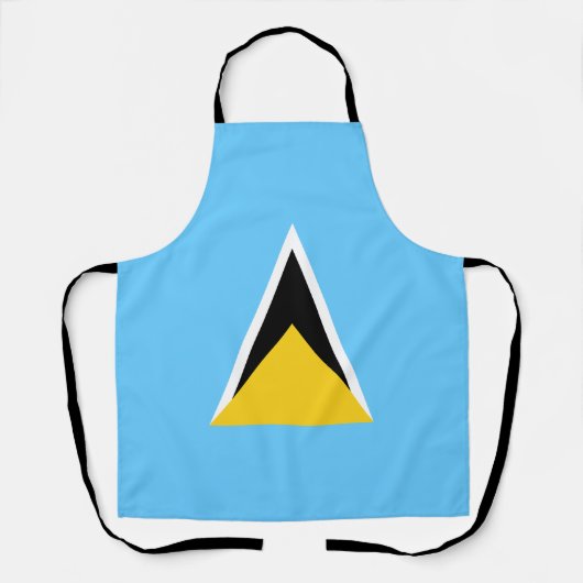 Saint Lucia Flag Schort (Voorkant)